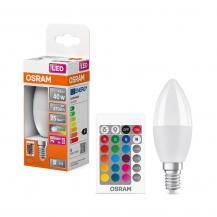 OSRAM E14 LED Kerzenleuchtmittel Fernbedienung Farbwechsel dimmbar 4,9W wie 40W warmweiß